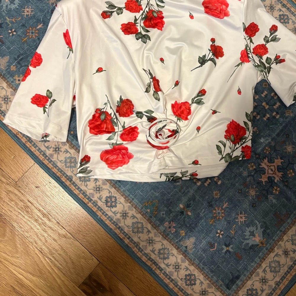 Floral Print Women's Top